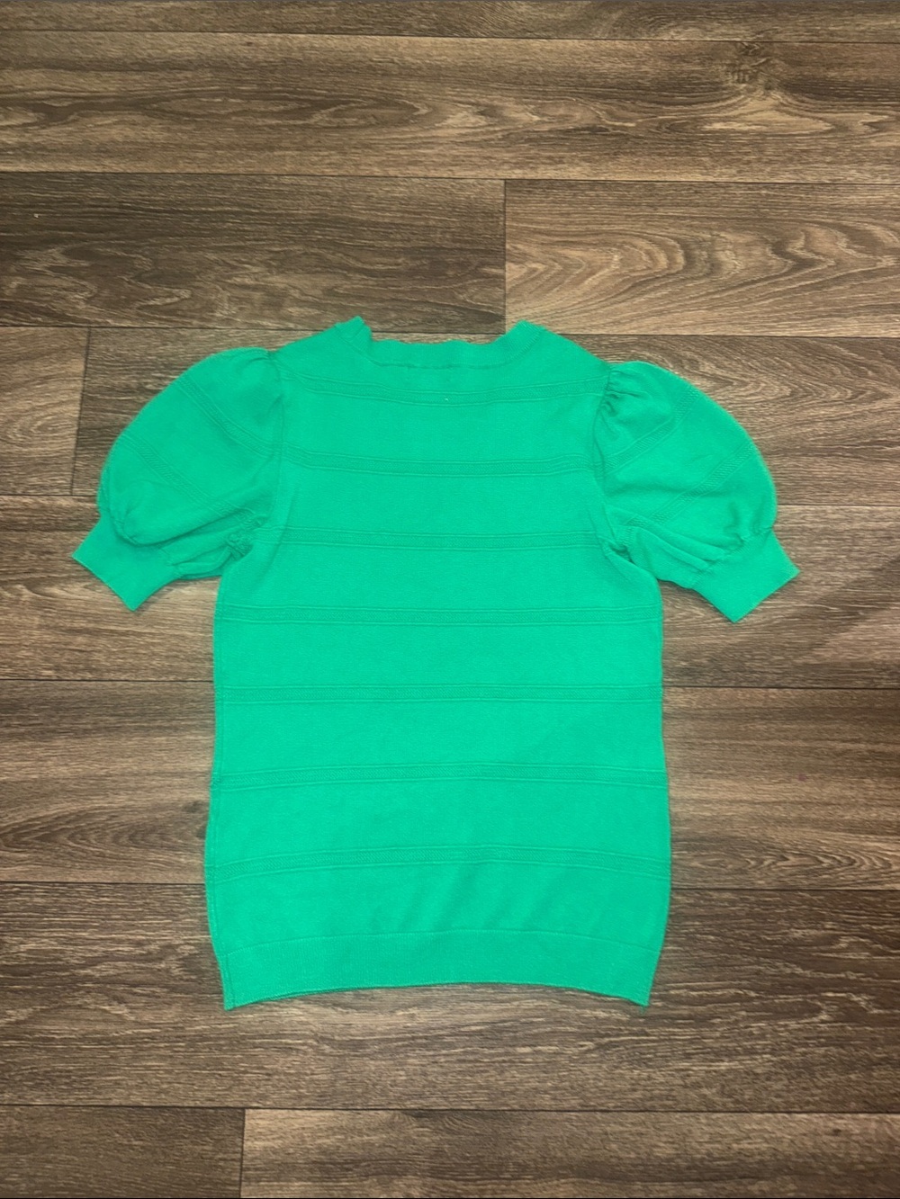 Maison Jules Emerald Green Crewneck Knit Top - Picture 3 of 5